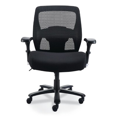Alera® Faseny Series Height & Width Adjustable Arm Fabric Manager Chair, Black (ALEFN44B14)