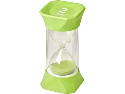 hand2mind Jumbo 2-Minute Sand Timer, Green (93067)