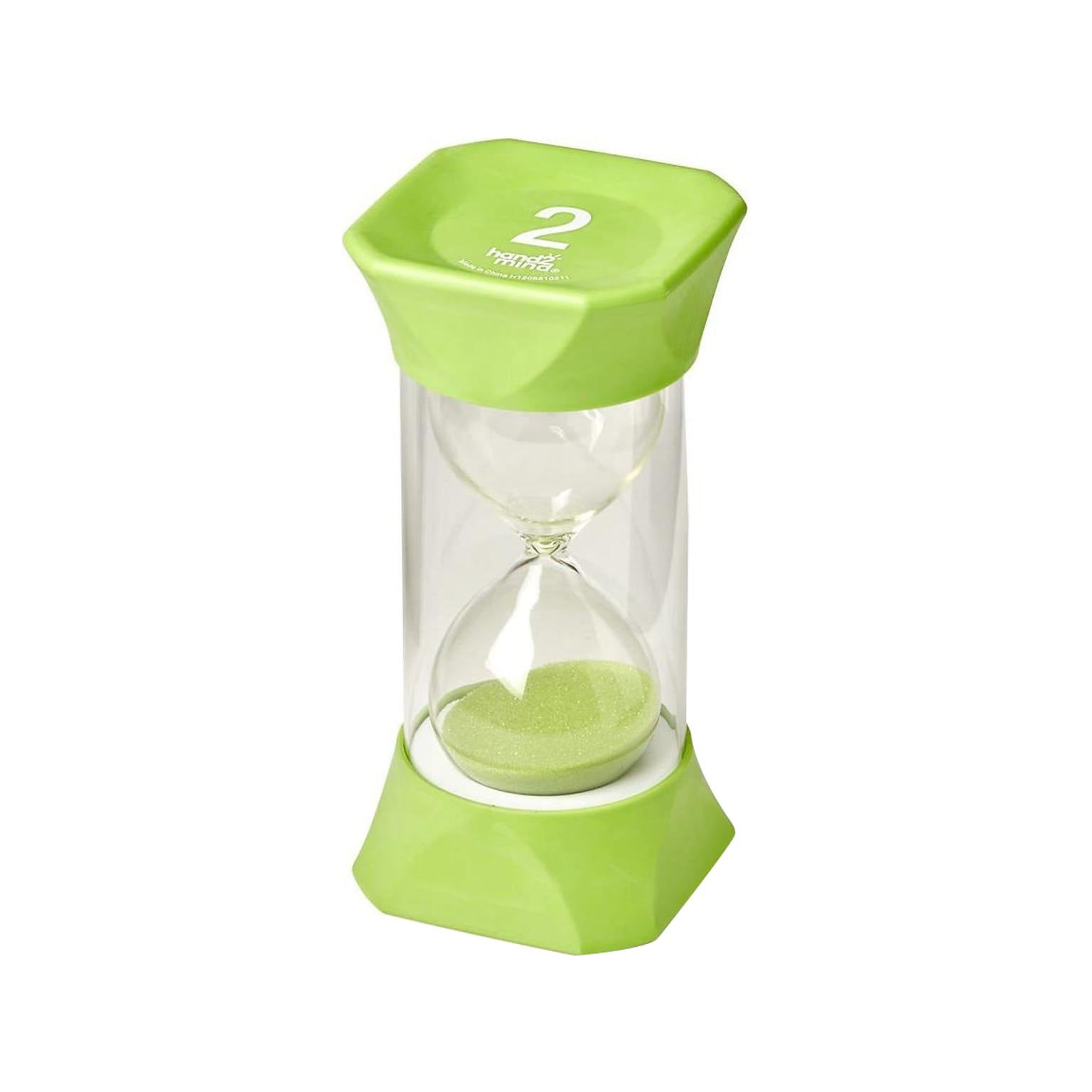 hand2mind Jumbo 2-Minute Sand Timer, Green (93067)