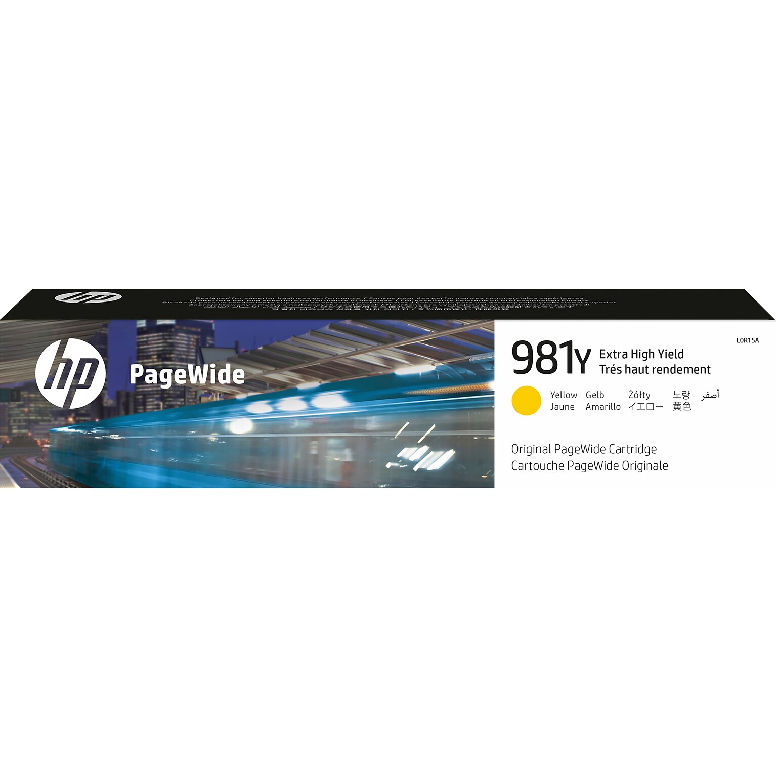HP 981Y Yellow Extra High Yield Ink Cartridge, Prints Up to 16,000 Pages (L0R15A)