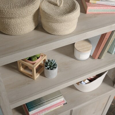 Sauder Select 70"H 5-Shelf Bookcase, Chalked Chestnut (426310)