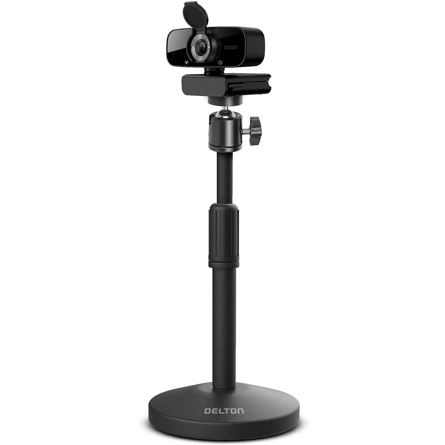 Delton C24 HD 1920 x 1080p WebCam Bundle, Monitor Mounted, Black (DWC24BD1)
