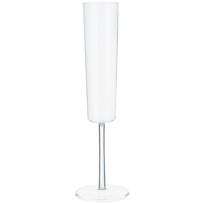 Party City Plastic Champagne Flutes, Clear, 4.5 oz., 20/Pack (AM350771-86-NS)