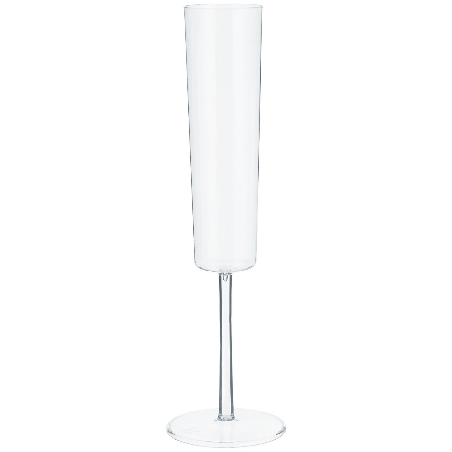 Party City Plastic Champagne Flutes, Clear, 4.5 oz., 20/Pack (AM350771-86-NS)