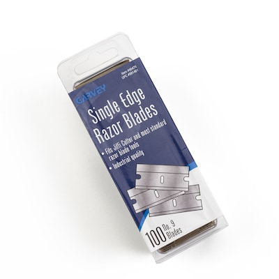 Garvey® Refill Blades, Silver, 100/Box (091461)