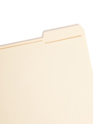 Smead Card Stock Classification Folders, Reinforced 1/3-Cut Tab, Letter Size, Manila, 50/Box (14538)