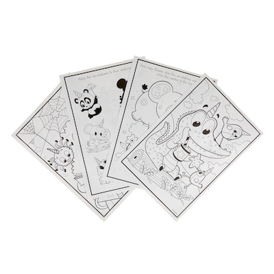 Crayola Uni-Creatures Coloring Book, 96 Pages, 8/Bundle (BIN042638-8)