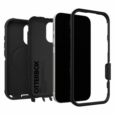 OtterBox Defender Series Pro MagSafe Case for iPhone 17, Shock Absorbing, Black (76-000095)
