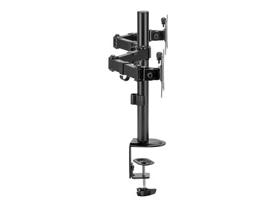 V7 Adjustable Dual Mounting Kit, Up to 32 Monitor, Black  (DM1GCD)