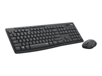 Logitech MK295 Silent Wireless Keyboard and Optical Mouse Combo, Graphite (920-009782)