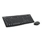 Logitech MK295 Silent Wireless Keyboard and Optical Mouse Combo, Graphite (920-009782)