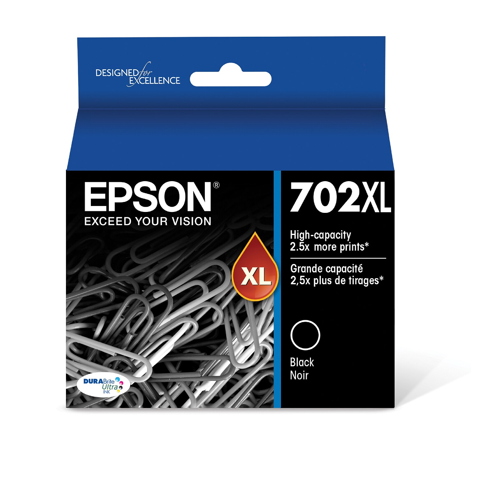 Epson T702XL Black High Yield Ink Cartridge (T702XL120-S)