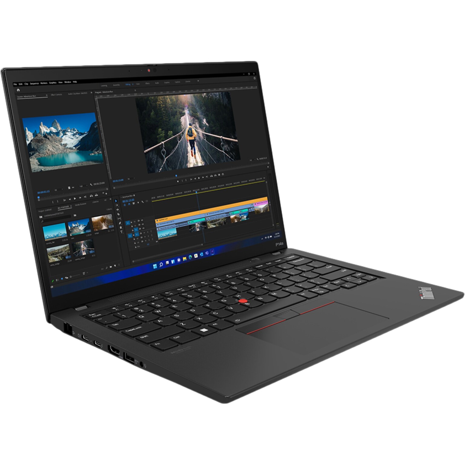 Lenovo ThinkPad P14s Gen 4 14 Laptop, Intel Core i5-1340P, 16GB Memory, 512GB SSD, Windows 11 Pro (21HF000CUS)