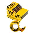 Scotch Permanent Double Sided Tape w/Refillable Dispenser, 1/2 x 7 yds., 1 Core, 3-Pack (3136)