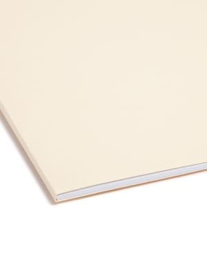 Smead SuperTab Classification Folders, Oversized Reinforced 1/3-Cut Tab, Letter Size, Manila, 50/Box (14535)