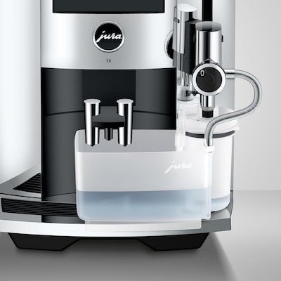 JURA S8 2-Cups Coffee & Espresso Machine Combination, Chrome (15653)