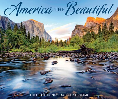 2025 Willow Creek America the Beautiful 5.4" x 6.2" Day-to-Day Calendar (40577)