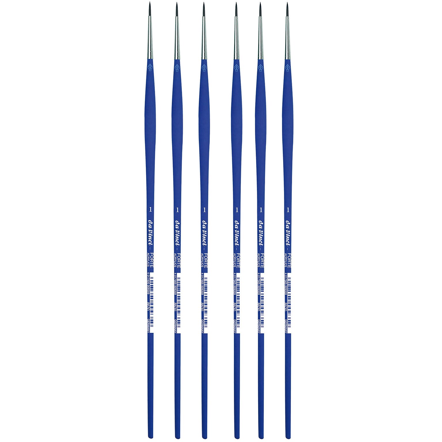 da Vinci FORTE-Acrylics Oil and Acrylic Synthetic Student Round Brush, 6 /Pack (DVXVA86301-6)