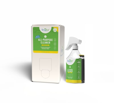 Simpleaf Clean All-Purpose Cleaner with Easy Refill Bottle, Tropical Fresh, 1 Gallon (S-APBIB01-1G-TF)