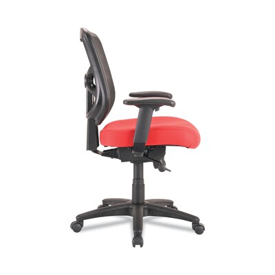 Alera® Elusion™ Series Height & Width Adjustable Arm Ergonomic Mesh Swivel Computer and Desk Chair, Red (ALEEL42BME30B)