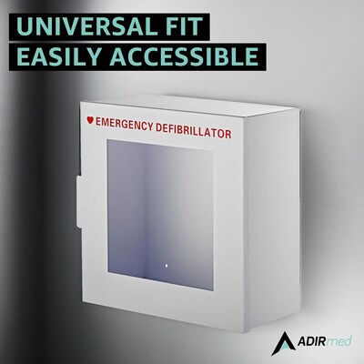 Viva Comfort AED Steel Wall Cabinet, White (99901-MK)