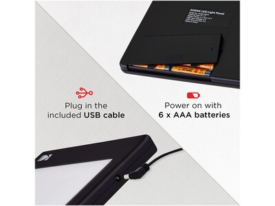 Kodak LED Light Box for Negatives,  5" x 4", Black (RODLLP5X4)