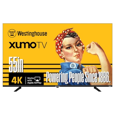 Westinghouse UX Series 55" Smart LED 4K UHD XUMO TV, Black (WX55UX4800)