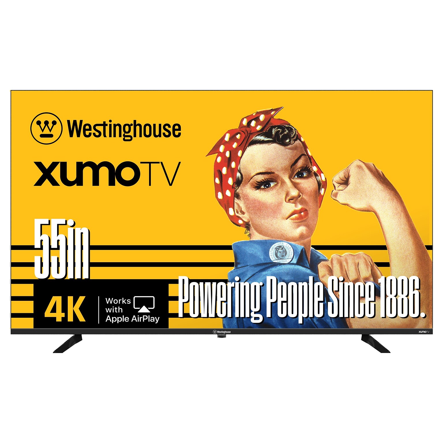 Westinghouse UX Series 55 Smart LED 4K UHD XUMO TV, Black (WX55UX4800)