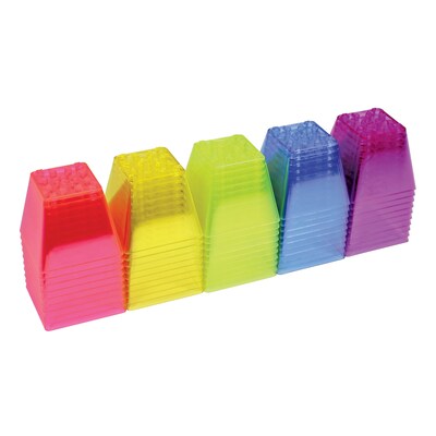 Roylco Crystal Color Stacking Blocks, Set of 50 (R-60310)