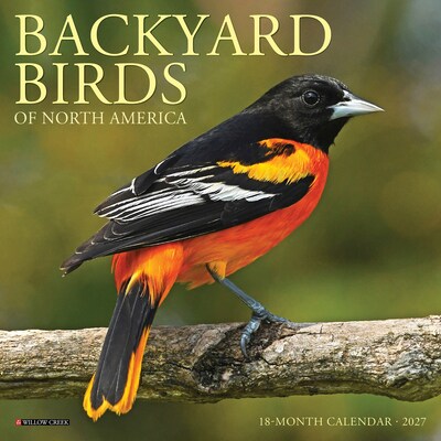 2027 Willow Creek Backyard Birds 7 x 7 Monthly Wall Calendar (63897)