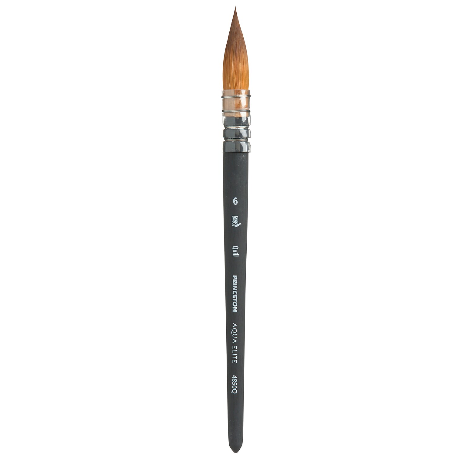 Princeton Aqua Elite Short Handle Watercolor Synthetic Quill Brush (PBXP4850Q6)