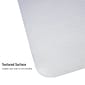 Mind Reader Hard Floor Chair Mat with Lip, 35" x 47'', Clear (FLCMAT-CLR)