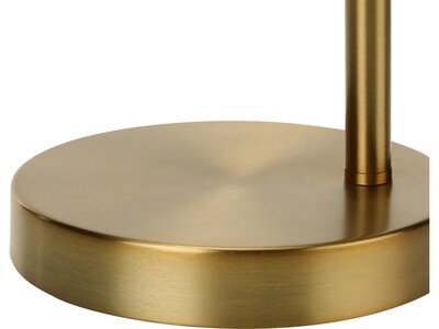 Monarch Specialties Inc. Incandescent Table Lamp, Metal Gold (I 9644)