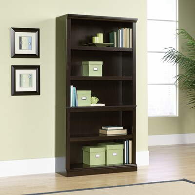 Sauder Select 70H 5-Shelf Bookcase, Jamocha Wood (410375)