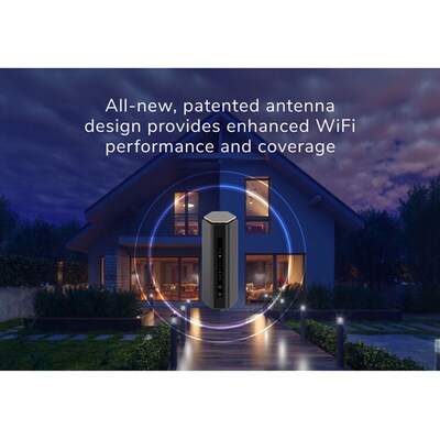 Netgear Nighthawk RS600 802.11be 18000Mbps Tri-Band MU-MIMO WiFi 7 Gaming Router, Black (RS600-100NAS)
