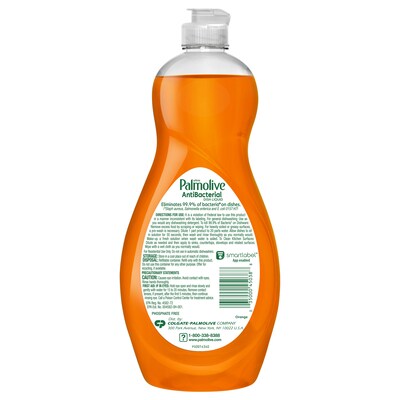 Palmolive Ultra Antibacterial Liquid Dish Soap, Orange, 20 oz. (US04232A)