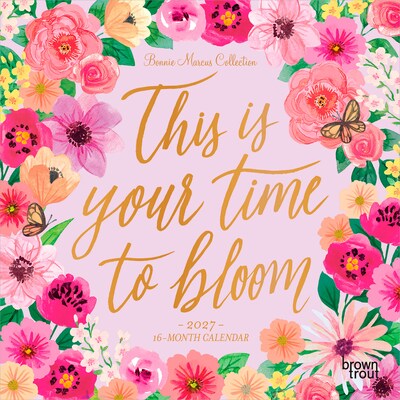 2027 BrownTrout Bonnie Marcus 7 x 7 Monthly Wall Calendar, Assorted Colors (9798330713066)