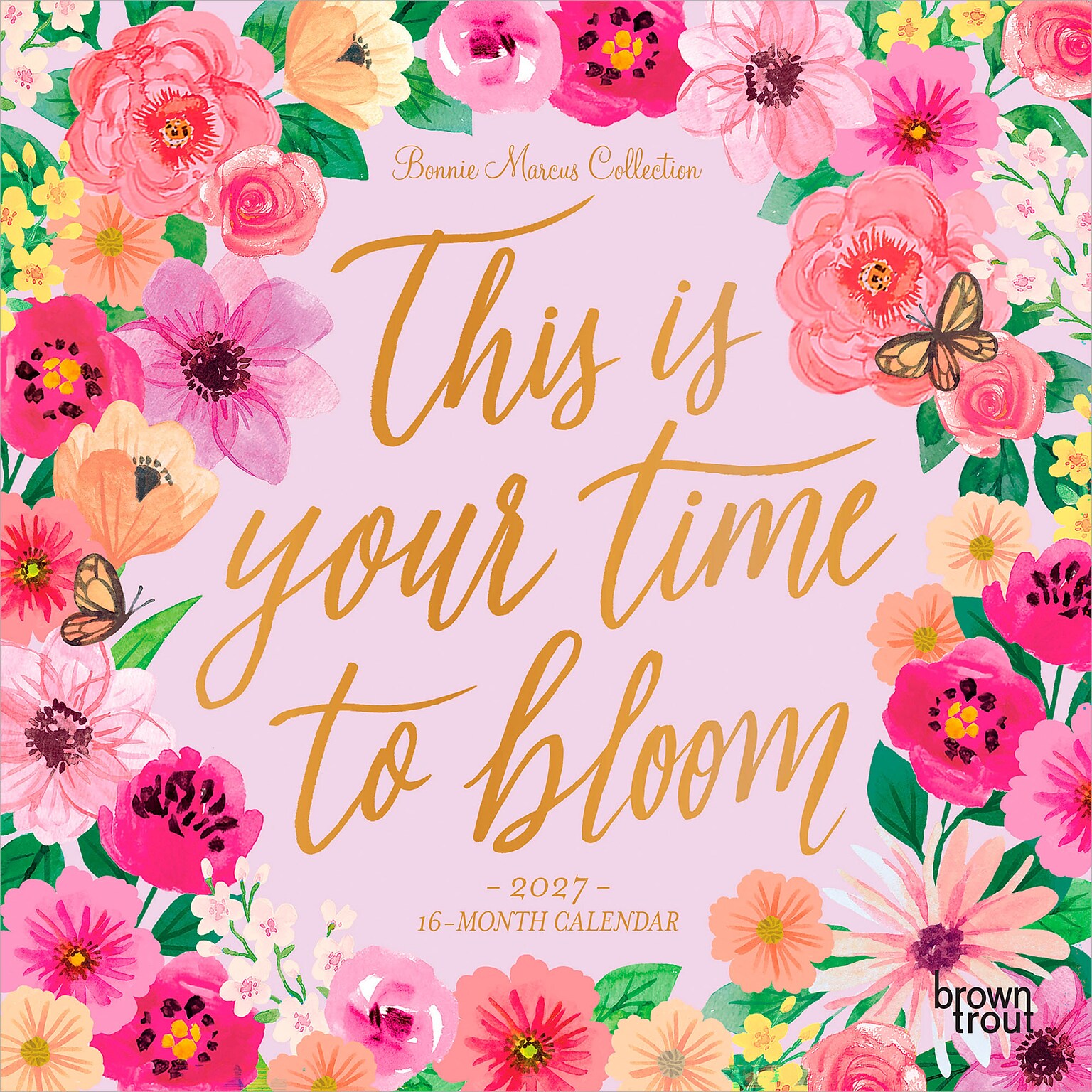 2027 BrownTrout Bonnie Marcus 7 x 7 Monthly Wall Calendar, Assorted Colors (9798330713066)