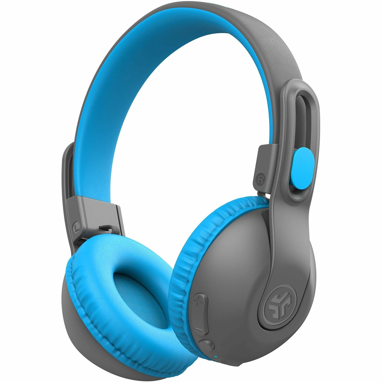 JLab JBuddies Studio 2 Kids Wireless Headphones, Gray/Blue (HBKSTU2RGRYBLU122)