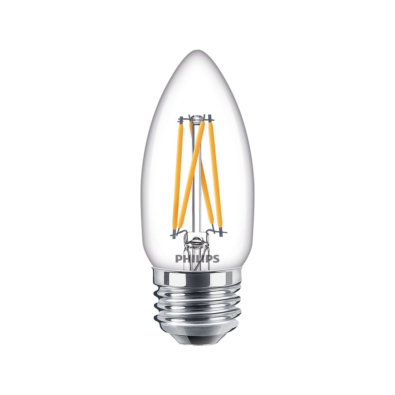 Philips 5.5-Watt Warm Glow LED Decorative Bulb, 10/Carton (549345)