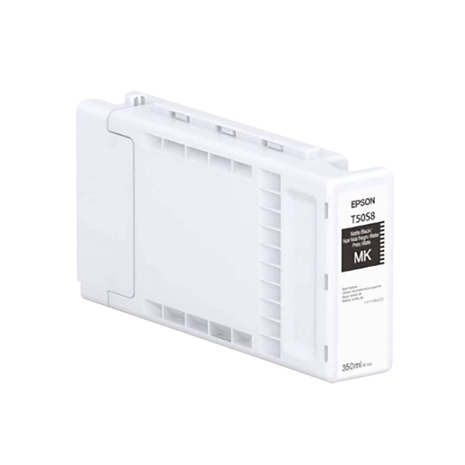 Epson T50S UltraChrome XD3 Ink, 350ml, Matte Black (T50S820)