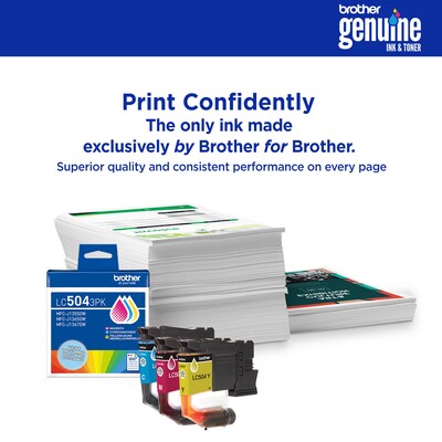 Brother LC504XL Black High Yield Ink Cartridge (LC504XL2PKS)