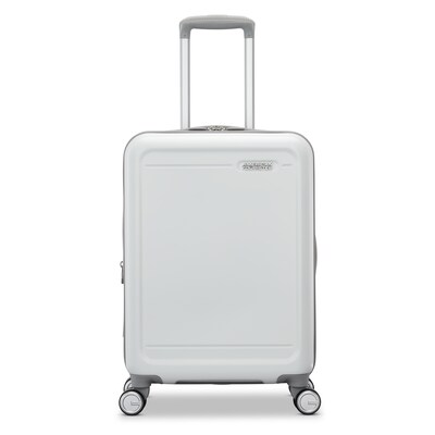American Tourister 18.9 Hardside Carry-On Suitcase Spinner, White (152600-1908)