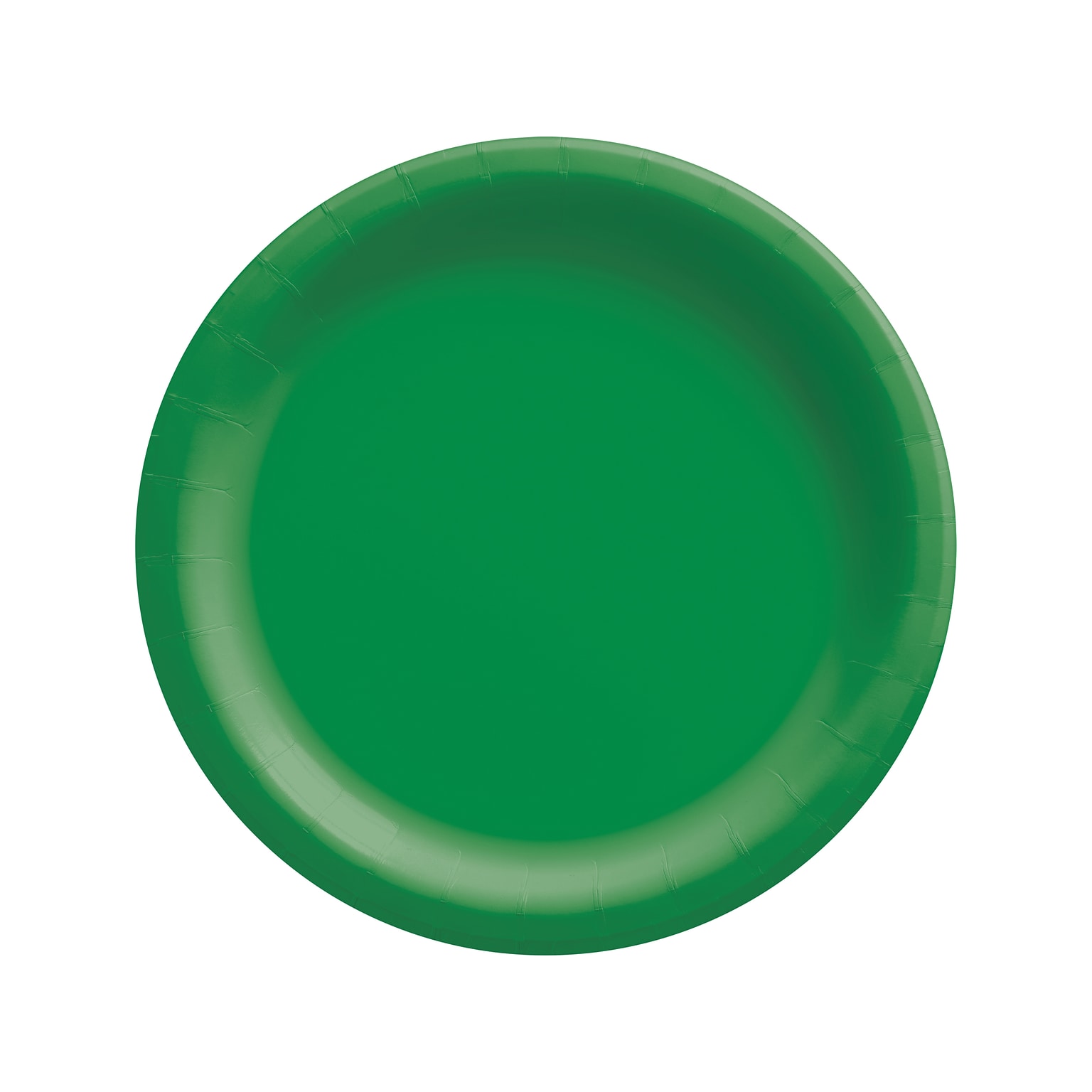 Amscan 6.75 Paper Plate, Green, 50 Plates/Pack, 4 Packs/Set (640011.03)