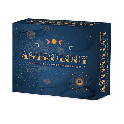 2027 Willow Creek Astrology 6.2 x 5.4 Daily Day-to-Day Calendar, Assorted Colors (63231)