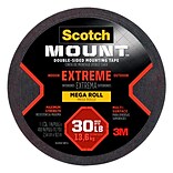 Scotch® Extremely Strong Large Mounting Adhesives, 1 x 400, 1/Pack (414-LongDC)