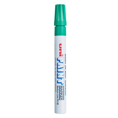 Uni Paint Marker, Bullet Point, Green, Dozen (63604DZ)