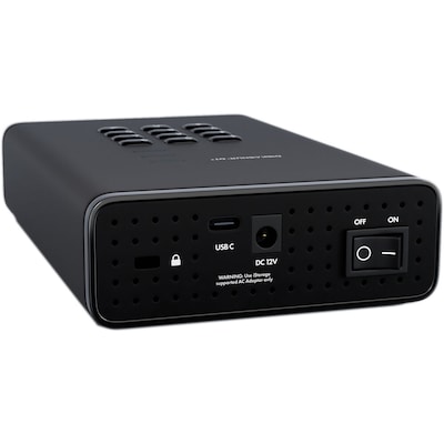 iStorage diskAshur Encrypted DT3 2TB External USB 3.2 Gen 1 External Hard Drive, Black (IS-DT3-256-2000-F)