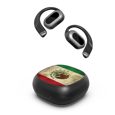 MyBat Design Lab Open-Ear Earbuds, Mexican Flag Design (BTM003001)