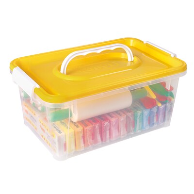 JOVI Plastilina Modeling Clay School Pack, 28 Bars, 4 Rollers, 15 Spatulas (JOVSB1)